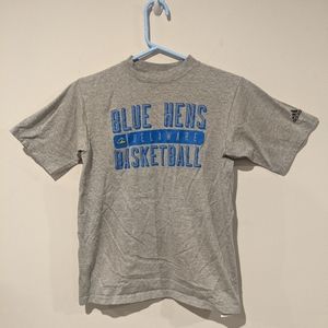 Youth Delaware Blue Hens Basketball Shirt Grey 10-12Y